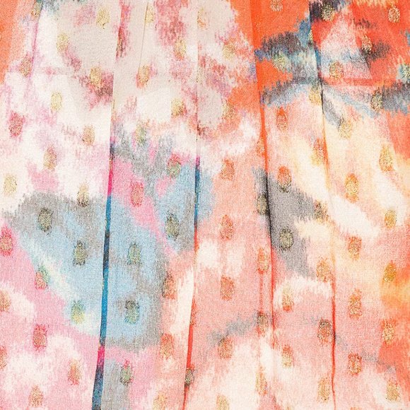 Rococo Sand Floral Maxi Dress - Pink and Orange - Picture 4 of 8